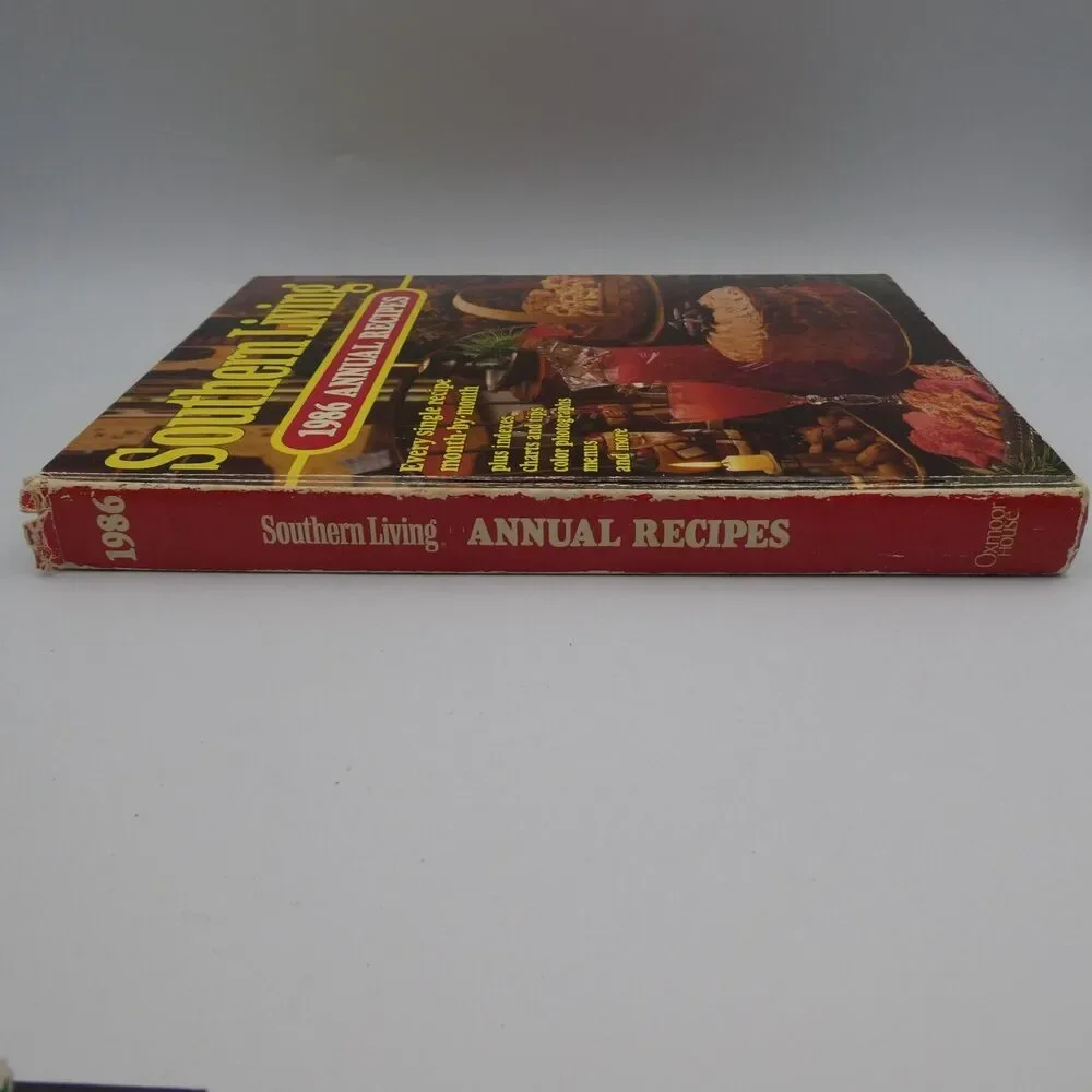 Vintage Southern Living 1986 Annual Recipes Hardcover Cookbook Oxmoor House